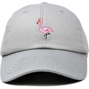 imageDALIX Flamingo Hat Womens Baseball CapGray