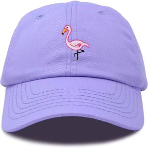 imageDALIX Flamingo Hat Womens Baseball CapLavender
