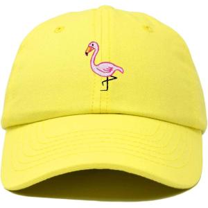 imageDALIX Flamingo Hat Womens Baseball CapMinion Yellow