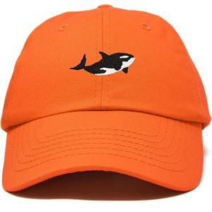 imageDALIX Killer Whale Hat Orca Marine Life Baseball CapOrange