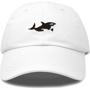 imageDALIX Killer Whale Hat Orca Marine Life Baseball CapWhite