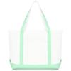 imageDALIX 23quot Premium 24 oz Cotton Canvas Shopping Tote BagMint Green