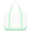 imageDALIX 23quot Premium 24 oz Cotton Canvas Shopping Tote BagMint Green