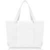 imageDALIX 23quot Premium 24 oz Cotton Canvas Shopping Tote BagWhite