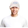 imageDALIX Alpha Tau Omega Fraternity Greek Letters Ball Cap Embroidered HatBeige