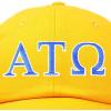 imageDALIX Alpha Tau Omega Fraternity Greek Letters Ball Cap Embroidered HatGold