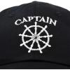imageDALIX Captain Hat Sail Baseball Cap Navy Boat Men WomenBlack