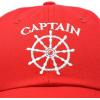imageDALIX Captain Hat Sail Baseball Cap Navy Boat Men WomenRed