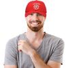 imageDALIX Captain Hat Sail Baseball Cap Navy Boat Men WomenRed