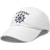 imageDALIX Captain Hat Sail Baseball Cap Navy Boat Men WomenWhite