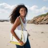 imageDALIX Daily Shoulder Tote Bag Premium Cotton in Mint GreenGold