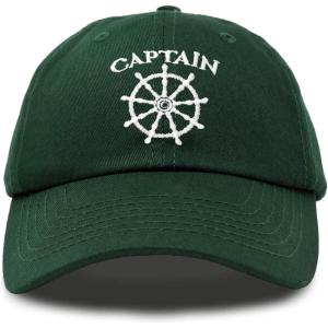 imageDALIX Captain Hat Sail Baseball Cap Navy Boat Men WomenDark Green