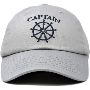 imageDALIX Captain Hat Sail Baseball Cap Navy Boat Men WomenGray