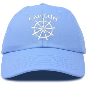 imageDALIX Captain Hat Sail Baseball Cap Navy Boat Men WomenLight Blue