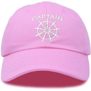 imageDALIX Captain Hat Sail Baseball Cap Navy Boat Men WomenLight Pink