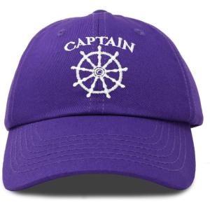 imageDALIX Captain Hat Sail Baseball Cap Navy Boat Men WomenPurple
