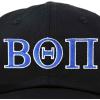 imageDALIX Beta Theta Pi Fraternity Greek Letters Ball Cap Embroidered HatBlack
