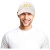imageDALIX Delta Tau Delta Fraternity Greek Letters Ball Cap Embroidered HatBeige