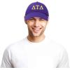 imageDALIX Delta Tau Delta Fraternity Greek Letters Ball Cap Embroidered HatPurple