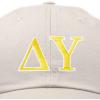 imageDALIX Delta Upsilon Fraternity Greek Letters Ball Cap Embroidered HatBeige