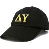 imageDALIX Delta Upsilon Fraternity Greek Letters Ball Cap Embroidered HatBlack