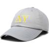 imageDALIX Delta Upsilon Fraternity Greek Letters Ball Cap Embroidered HatGray