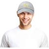 imageDALIX Delta Upsilon Fraternity Greek Letters Ball Cap Embroidered HatGray