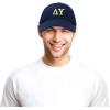 imageDALIX Delta Upsilon Fraternity Greek Letters Ball Cap Embroidered HatNavy Blue