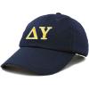 imageDALIX Delta Upsilon Fraternity Greek Letters Ball Cap Embroidered HatNavy Blue