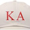 imageDALIX Kappa Alpha Order Fraternity Greek Letters Ball Cap Embroidered HatBeige