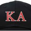 imageDALIX Kappa Alpha Order Fraternity Greek Letters Ball Cap Embroidered HatBlack