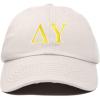 imageDALIX Delta Upsilon Fraternity Greek Letters Ball Cap Embroidered HatBeige
