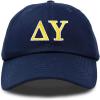 imageDALIX Delta Upsilon Fraternity Greek Letters Ball Cap Embroidered HatNavy Blue