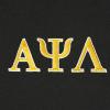 imageDALIX Alpha Psi Lambda Greek Letters TShirt Mens Embroidered Fraternity ShirtBlack
