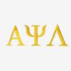 imageDALIX Alpha Psi Lambda Greek Letters TShirt Mens Embroidered Fraternity ShirtWhite