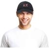 imageDALIX Delta Chi Fraternity Greek Letters Ball Cap Embroidered HatBlack