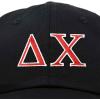 imageDALIX Delta Chi Fraternity Greek Letters Ball Cap Embroidered HatBlack