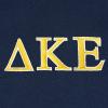 imageDALIX Delta Kappa Epsilon Greek Letters TShirt Mens Embroidered Fraternity ShirtNavy Blue