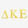 imageDALIX Delta Kappa Epsilon Greek Letters TShirt Mens Embroidered Fraternity ShirtWhite