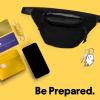 imageDALIX Fanny Pack w 3 Pockets Traveling Concealment Pouch Airport Money BagBlack