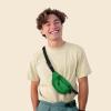 imageDALIX Fanny Pack w 3 Pockets Traveling Concealment Pouch Airport Money BagGreen