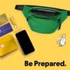 imageDALIX Fanny Pack w 3 Pockets Traveling Concealment Pouch Airport Money BagGreen