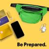 imageDALIX Fanny Pack w 3 Pockets Traveling Concealment Pouch Airport Money BagLime Green