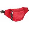 imageDALIX Fanny Pack w 3 Pockets Traveling Concealment Pouch Airport Money BagRed