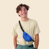imageDALIX Fanny Pack w 3 Pockets Traveling Concealment Pouch Airport Money BagRoyal Blue