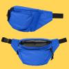 imageDALIX Fanny Pack w 3 Pockets Traveling Concealment Pouch Airport Money BagRoyal Blue