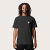 imageDALIX Ghost Embroidered Relaxed Heavy Soft Cotton T Shirt MensDark Gray