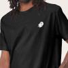 imageDALIX Ghost Embroidered Relaxed Heavy Soft Cotton T Shirt MensDark Gray