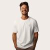 imageDALIX Ghost Embroidered Relaxed Heavy Soft Cotton T Shirt MensNatural