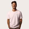 imageDALIX Ghost Embroidered Relaxed Heavy Soft Cotton T Shirt MensPink